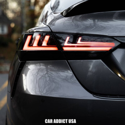 LED Tail Light for Toyota Camry 2018-2024 Sedan Smoked Taillights LH&RH Assembly