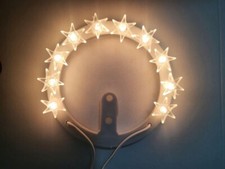 CORONCINA LUMINOSA ELETTRICA STELLARIO VOTIVO DIAMETRO 8 CM LUCE BIANCA