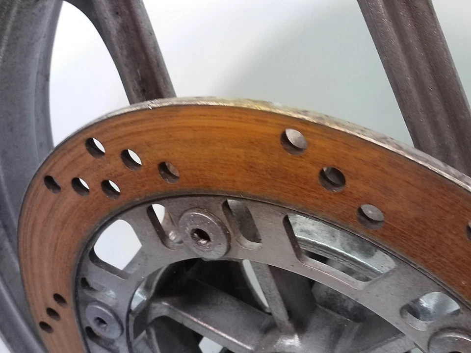 2007 KAWASAKI EX 250 FRONT WHEEL FRONT RIM STOCK OEM 250 NINJA - Image 3 of 4