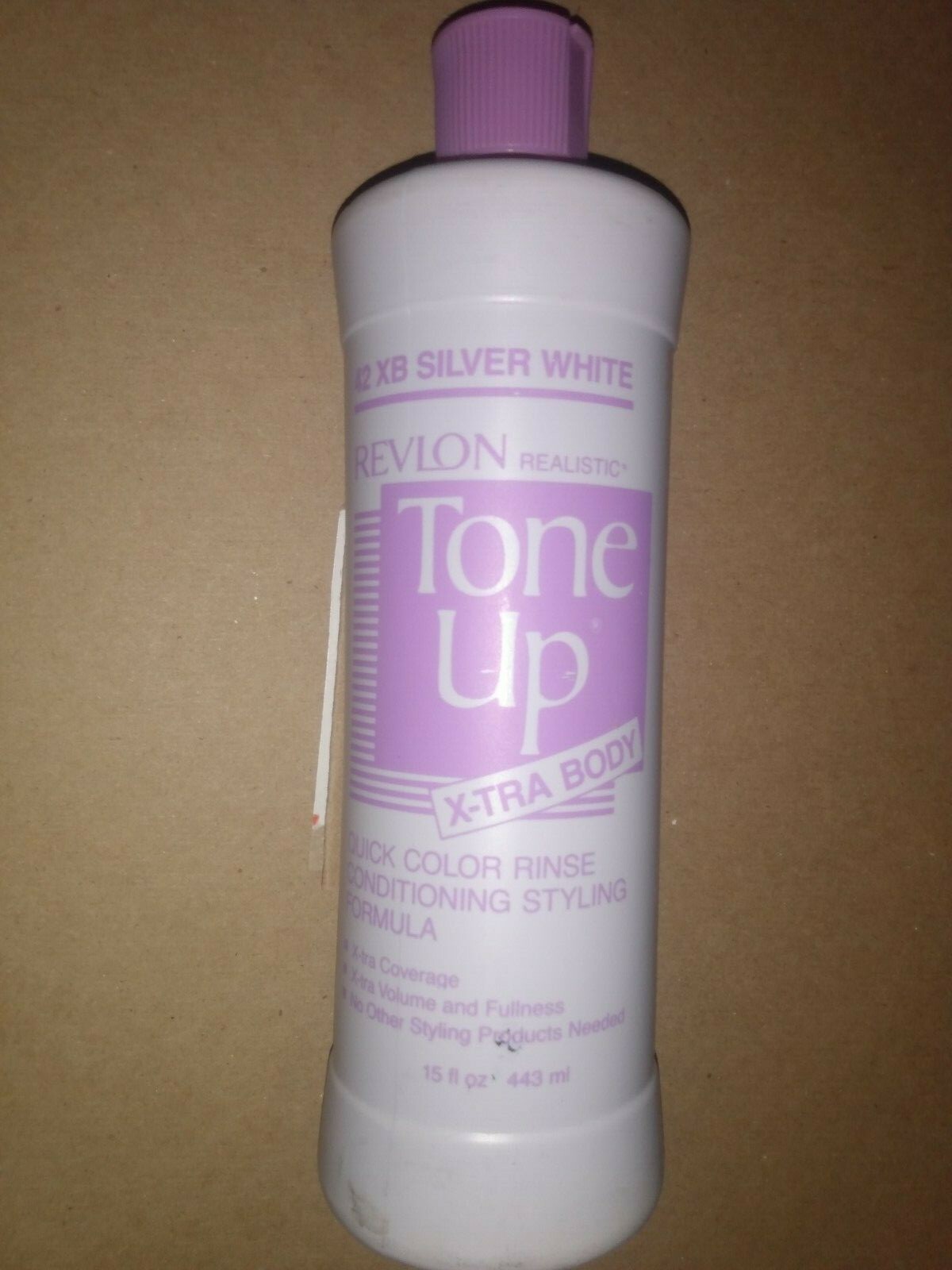 Revlon Tone Up Quick Color Rinse 42XB Silver White 16 Oz