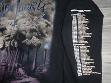 Obituary Crew Neck Sweatshirt Morbid Angel Deicide Grave Tour Edition Entombed