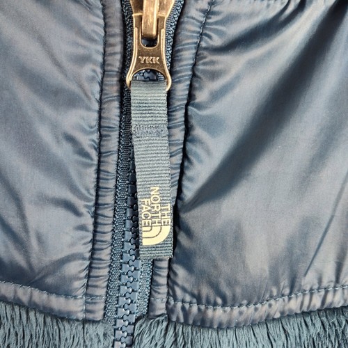 The North Face Fleece Jacket Full Zip Hooded Blue Girls XL(18) Coat - Picture 9 of 13