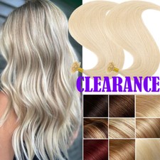 100 Real Remy Hair Keratin Pre Bonded Nail U Tip Glue Human Hair Extensions 1G