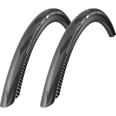 2x Schwalbe PRO ONE MicroSkin TLE Falt Addix Race 26x1,1'' 28-559mm sz Reifen