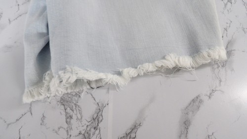 Judy Blue Cut Off Frayed Hem Jean Shorts Light Wash High Waist Size 1XL 1x New - Picture 19 of 19