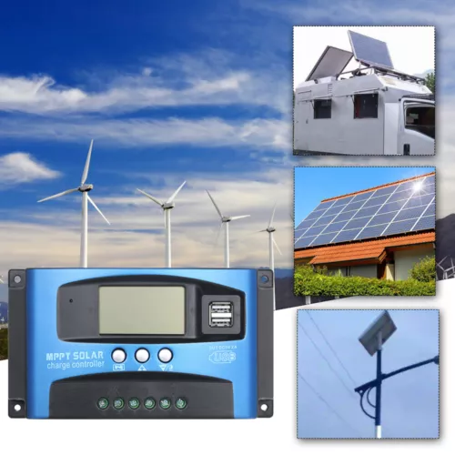 Solar Panel Regulator Charge Controller 12V/24V Auto Focus Tracking MPPT PWM - Picture 7 of 55