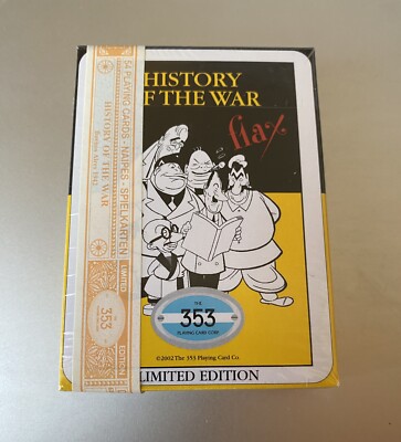 rare playing cards ebay VERY RARE PLAYING CARDS DECK COLLECTOR ITEM FLAX LINO PALACIO HISTORY OF  THE WAR