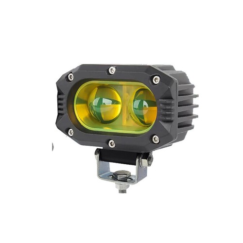 Motorcycle LED Headlight Fog Lamp Lens Auxiliary Waterproof Motorbikes Universal - Picture 12 of 13