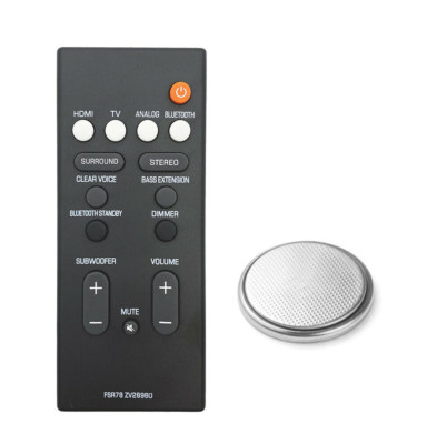 Remote for Yamaha Home Audio System ATS-1080 ATS-1070 (with CR2025 Battery) 