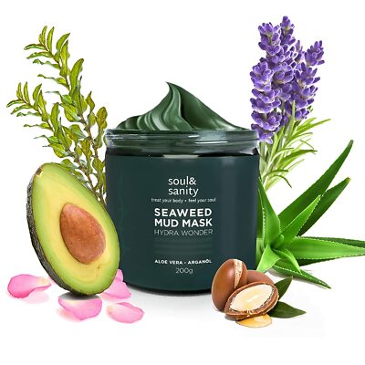 Blackhead Remover Face Mask with Algae Aloe Vera and Argan Oil
