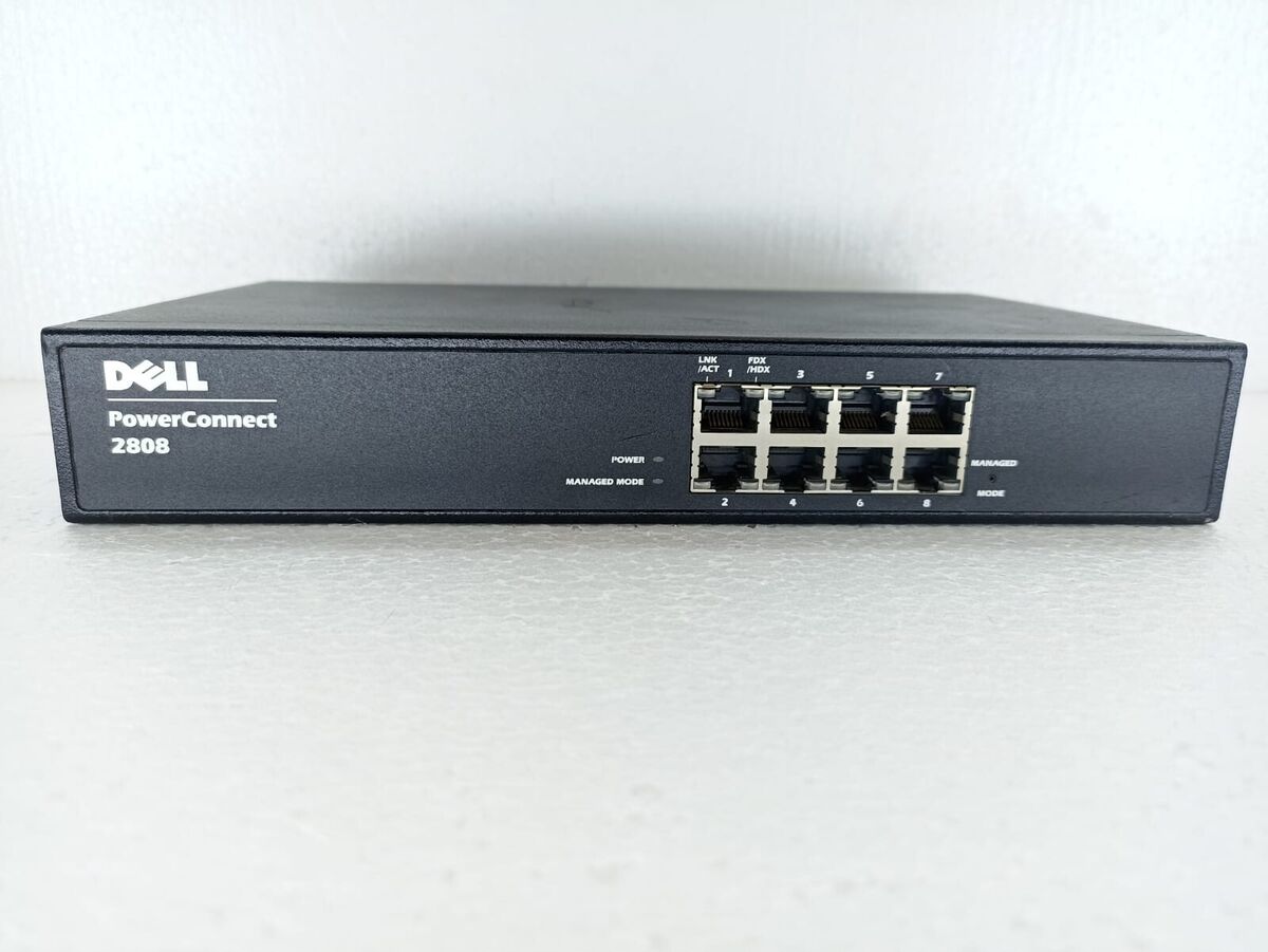 DELL POWER CONNECT 2808 SWITCH-8 PORTS | eBay DELL POWER CONNECT 2808 SWITCH-8 PORTS | eBay