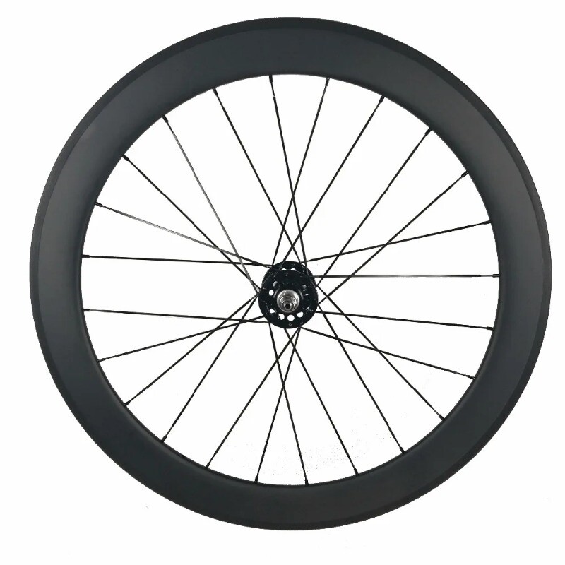 Track or Road Bike Carbon Fiber Wheelset 700C 23x60mm Clincher Bicycle Wheels