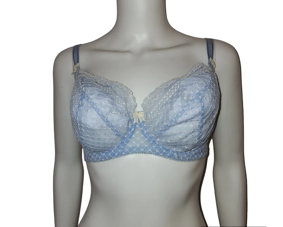 Sujetador vintage de encaje bordado Felina Foto 3 de 4
