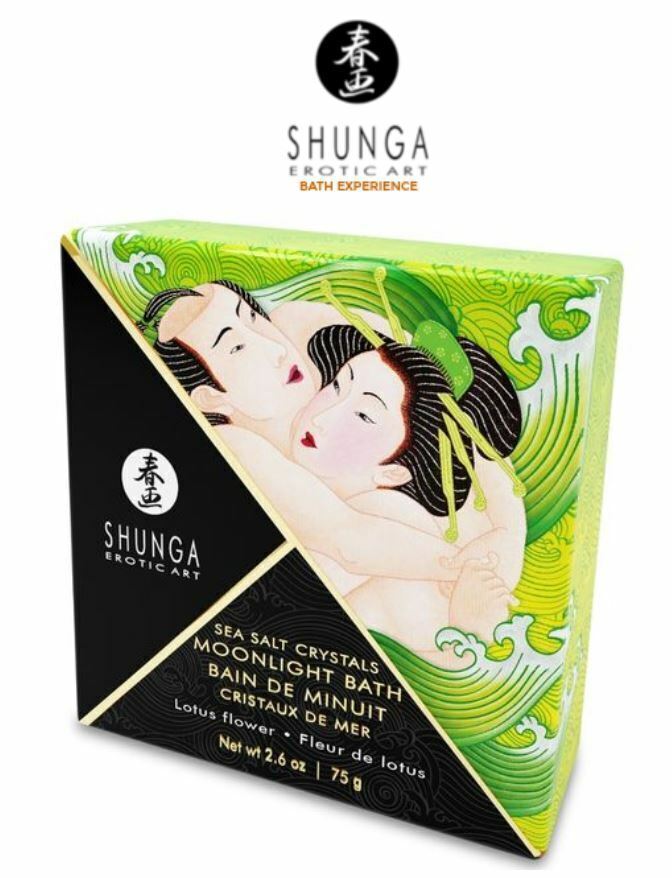 Shunga Moonlight Mar Muerto Baño Sales Fragancia Exótica Parejas Íntimas Pre-Juego
