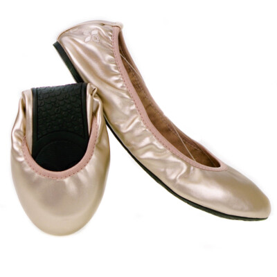 Butterfly Twists Sophia Fold Up Ballerina Schuhe rosegold - versch. Größen
