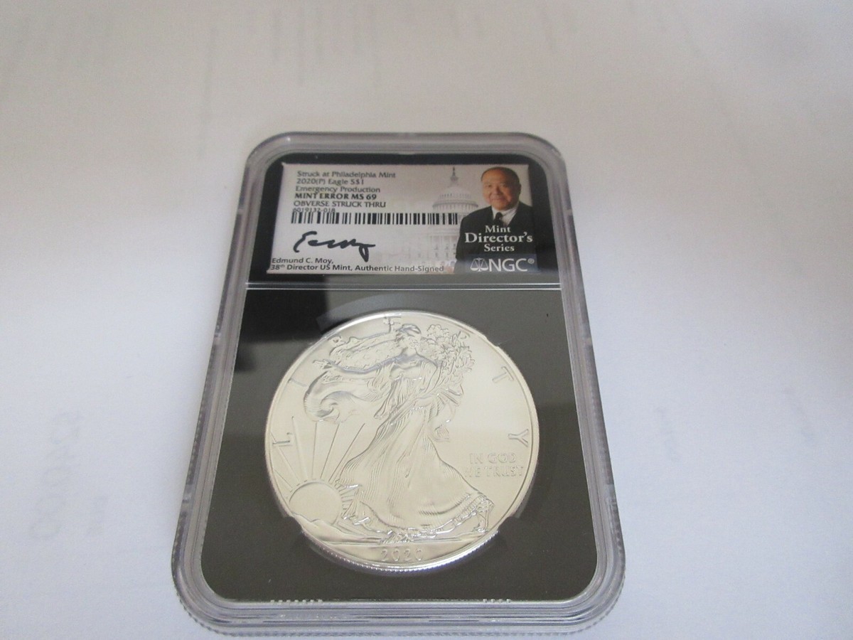 2020(P) Eagle S$1 Emergency Production Mint Error MS 69 Moy