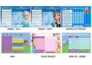 Tinkerbell Potty Training Reward Chart