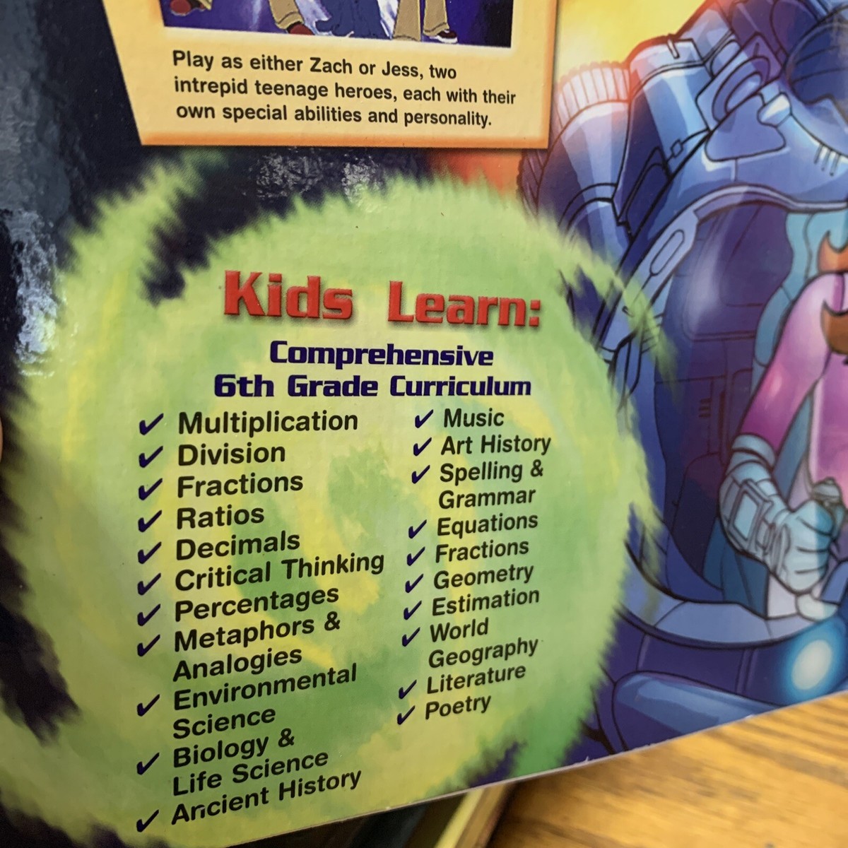 Jump Start Adventures 6th Grade Deluxe 2 CD Set Windows Mac BRAND