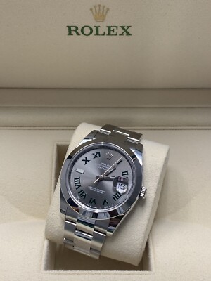 Rolex Datejust 41mm Wimbledon BRAND NEW FULL SET BOX AND PAPERS 126300