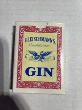 Vtg. Promotional Fleischmann's Gin / Hoyle Deck of Playing Cards
