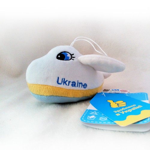 Aereo An-225 Mriya - peluche Antonov Mriya, souvenir giocattolo morbido dall'Ucraina - Foto 6 di 14
