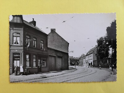 cpsm Rare LYS lez LANNOY (Nord) Rue Jules GUESDE Café Au bon coin ACHILLE BAUFFE