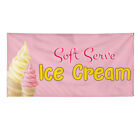 Vinyl Banner Multiple Sizes Soft Serve Ice Cream Advertising Printing A Outdoor