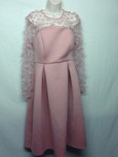 Asos Pink Embellished Sparkly Party Prom Wedding Dress-Size S +P-3
