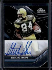 2023 Topps Composite Sterling Sharpe Chrome Black Auto #TCBA-STS Packers