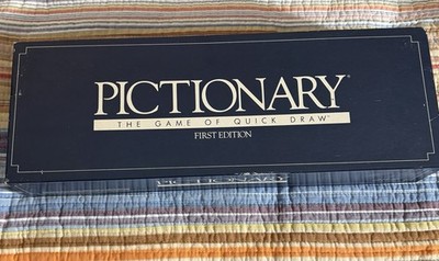Vintage Pictionary First Edition 1985 The Game of Quick Draw #100 Complete