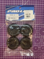 PROLINE TRINCIATRICE 1/24 F/R 1.0" MONTATA 7mm BLK IMPULSE (4) SCX24 PRO1020910