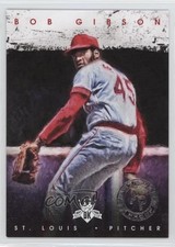 2016 Panini Diamond Kings Artist's Proof Silver 18/25 Bob Gibson #135 HOF 4l8