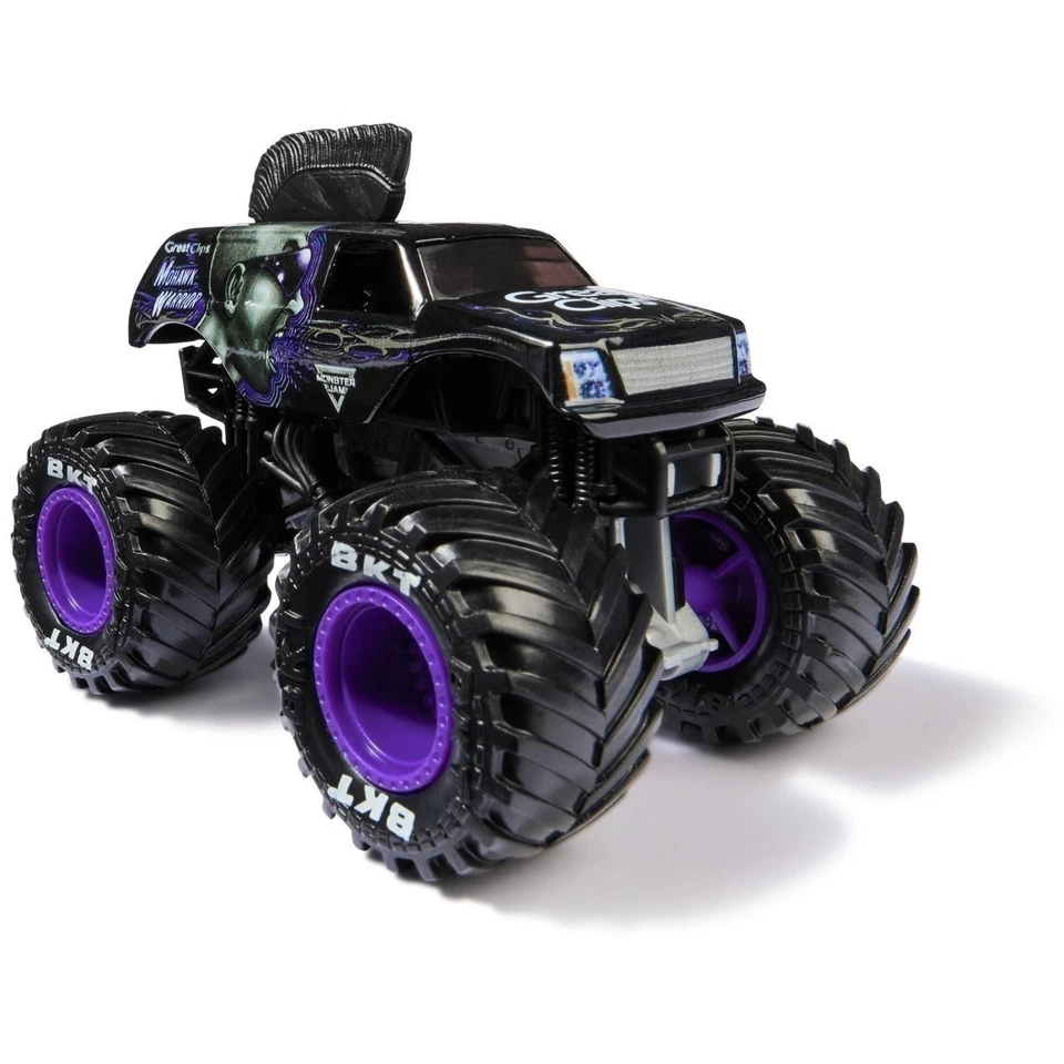 Monster Jam, Official Mohawk Warrior Monster Truck, Die-Cast Vehicle, 1:64... - Image 2 of 4