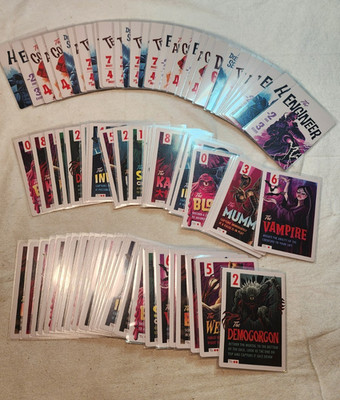 Campy Creatures Card Game by Keymaster Games, replacement cards only