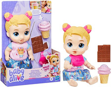 Baby Alive Sweet Snacks Harper Hugs Doll Blonde Hair 11 Inches Food Accessories