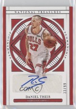 2020 Panini National Treasures Penmanship 33/99 Daniel Theis #PEN-DTH Auto s3g