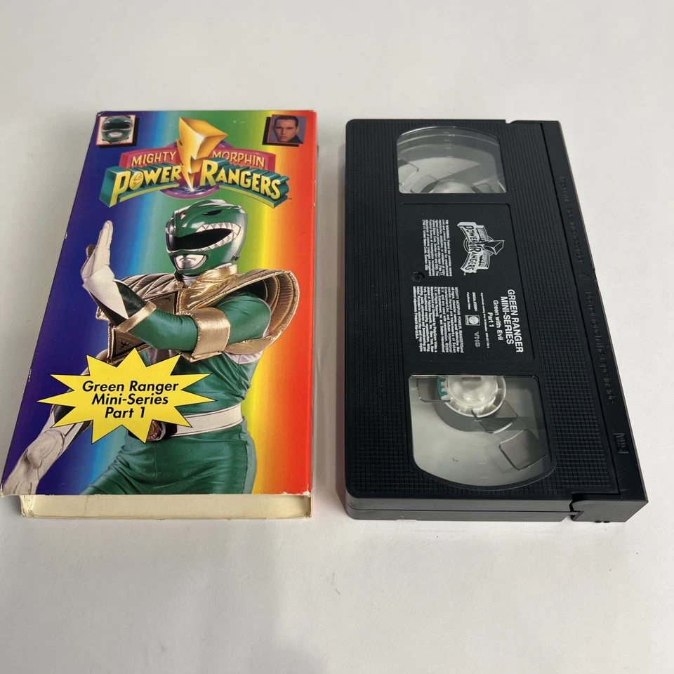 Mighty Morphin Power Rangers Green Ranger Mini-Series Parts 1-5 VHS Lot TESTED Foto 4 de 4