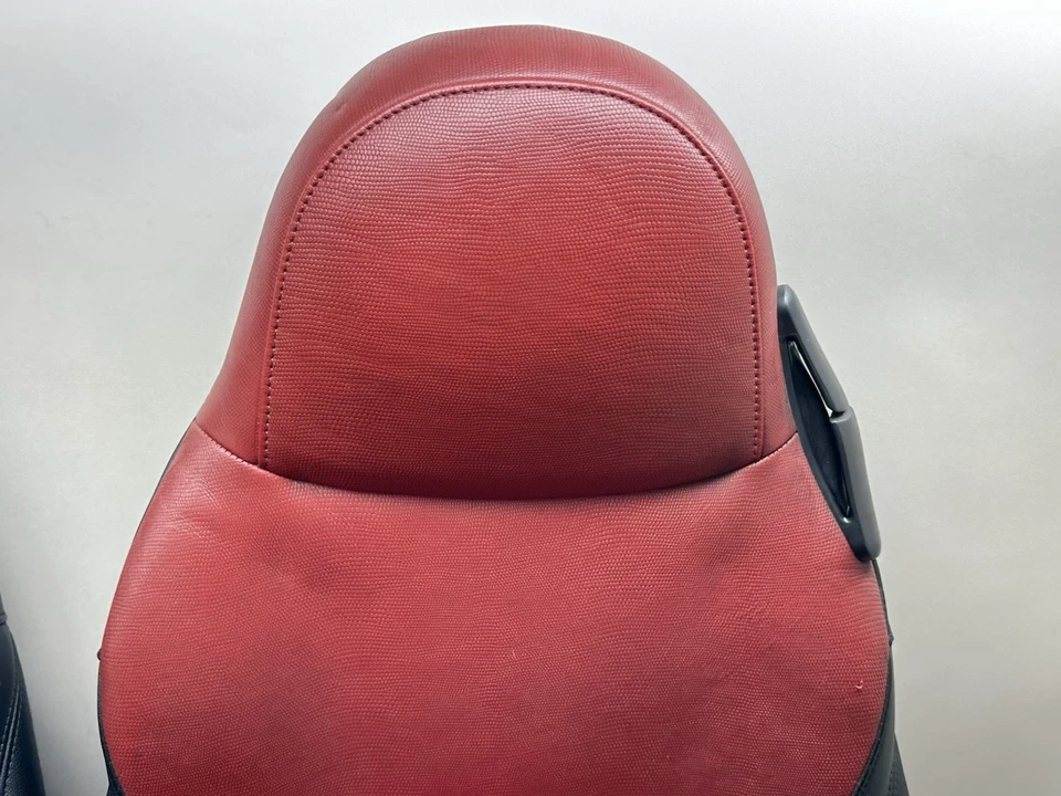 Juego de asientos deportivos de cuero para BMW E36 Z3 M 96-02 rojo negro cojines superiores e inferiores OEM Foto 4 de 4