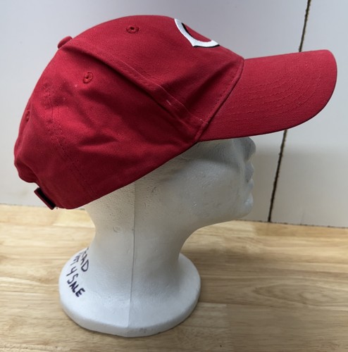Cincinnati Reds Vater Mütze Fan Favorit rot Strapback einfaches Logo Baseball - Bild 4 von 12
