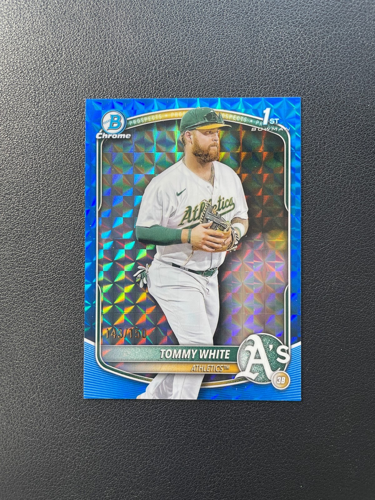 2025 Bowman Chrome #BCP-251 Tommy White 1st Blue Geometric 143/150 BJWAS