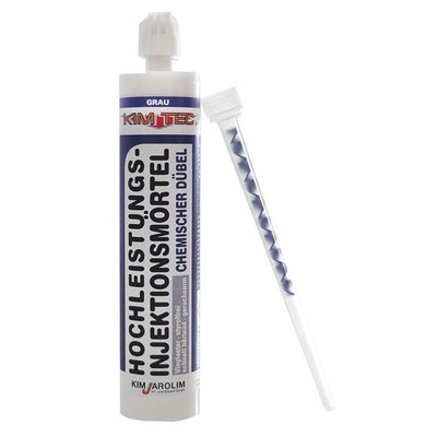 Mortier D'injection Composite Bauhus 300ml – Sans Styrène, Prise Rapide 35 Min, Pour Ancrage Béton Et Pierre