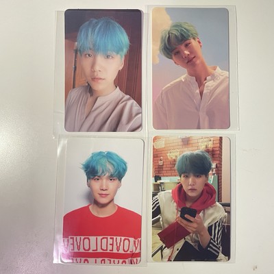 BTS Suga Yoongi Love Yourself Her OLD PRESS Official Photocard PC Ver L, O, V, E