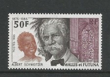 WALLIS & FUTUNA 1985 ALBERT SCHWEITZER. MINT NEVER HINGED.