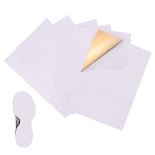 6 Pieces Stick-on Faux Suede Soles for Dance Shoes, 12 x 8, Alice Blue