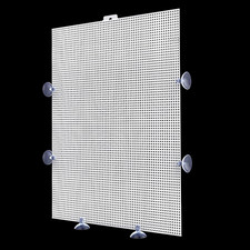 2 Pack Fish Tank Divider, Plastic Grid Cuttable Grid Plate Fish Separator with 1