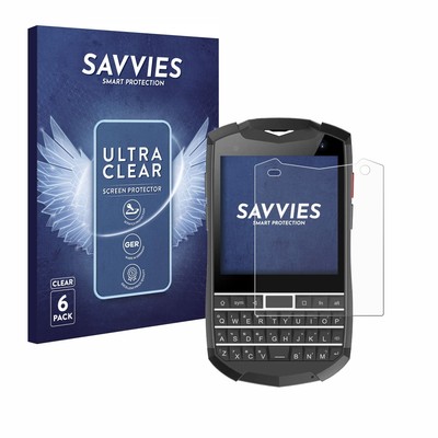 6x Folie für Unihertz Titan Pocket Schutzfolie Displayschutz Display Klar