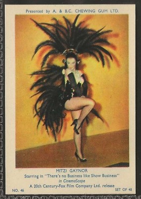 A&BC - FILM & TV STARS 1953 - #046 - MITZI GAYNOR 