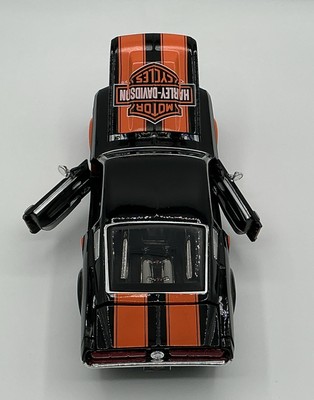 1967 Ford Mustang Gt Harley-Davidson Custom ORANGE/BlACK 1:24