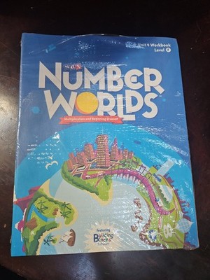 SRA Number Worlds Level F Unit 4 Multiplication Division Workbooks 5 Pack Sealed