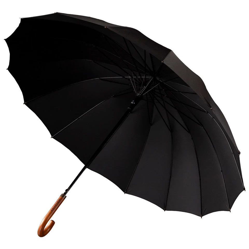 Regenschirm sturmfest Schirm Weisner Capitol XXL Stockschirm 16-Streben Ø120 cm - Bild 2 von 4